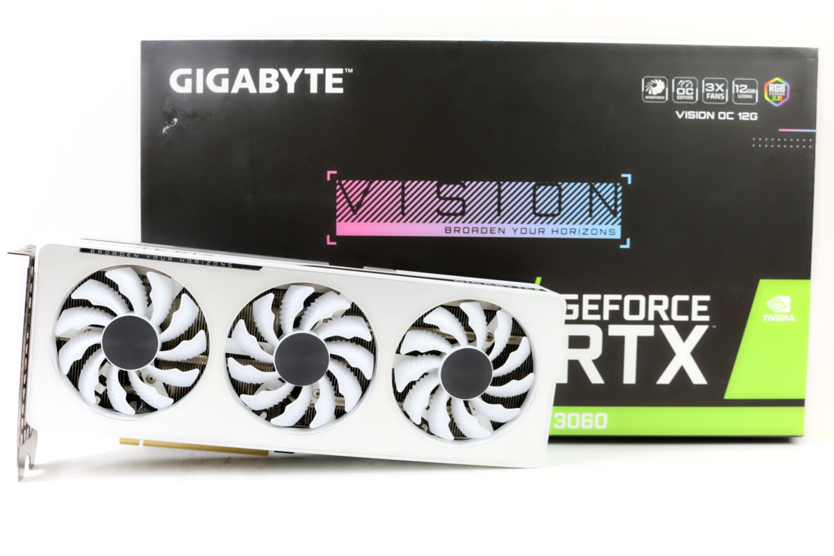 Gigabyte GeForce RTX 3060 12GB Vision White GPU w/Box | 1yr